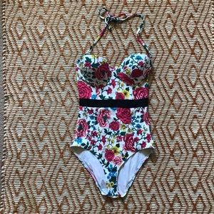 ASOS Padded Underwire One Piece Swimsuit